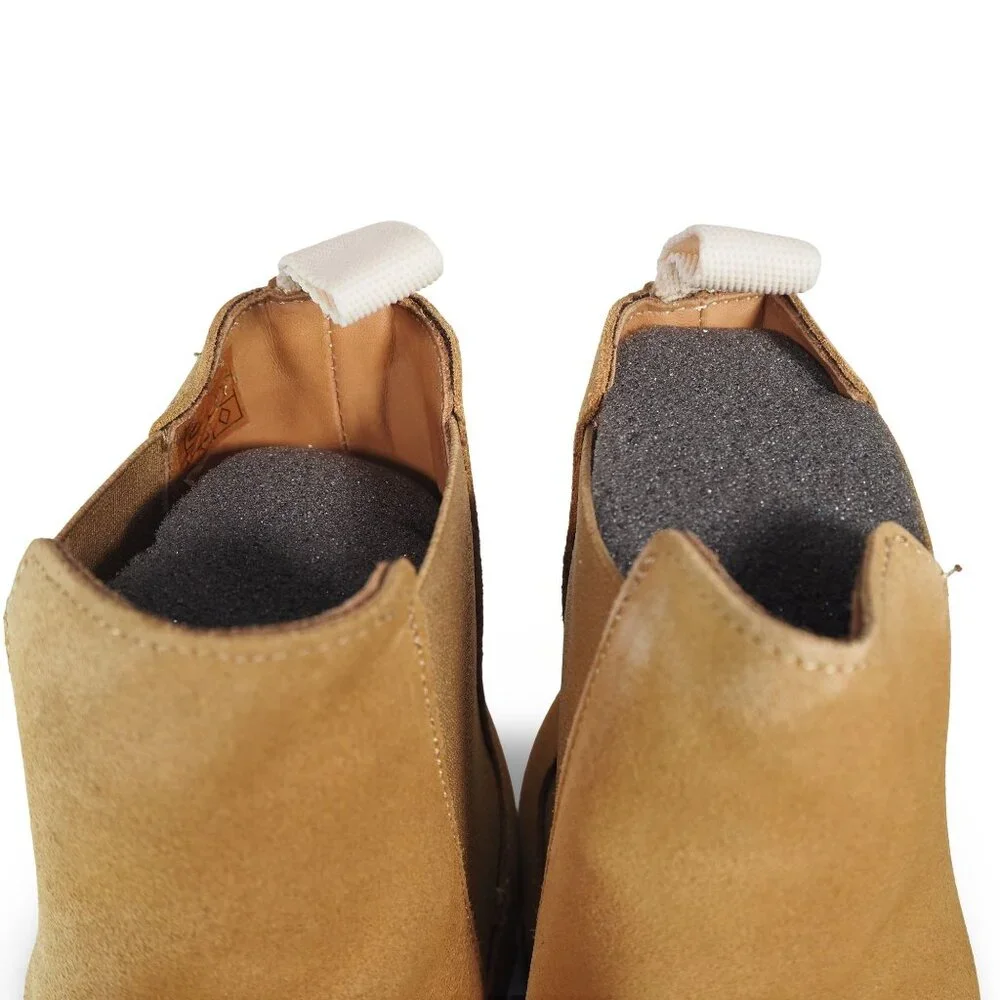 Oliver Cabell‎ Crepe Sole Suede Chelsea Boots Men's 8/41 Cappuccino Brown